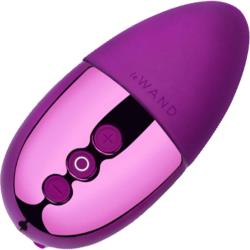 Le Wand Point Stylish Rechargeable Vibrator, 3.8 Inch, Dark Cherry