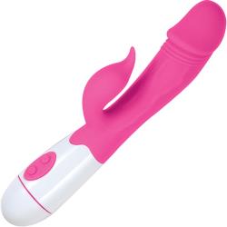Lotus Sensual Massagers No 6 Dual Action Vibrator, 7.5 Inch, Pink