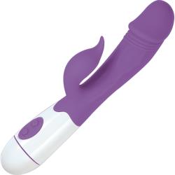 Lotus Sensual Massagers No 6 Dual Action Vibrator, 7.5 Inch, Purple