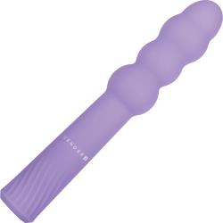 Gender X Bumpy Ride Beaded Vibrating Wand, 6.85 Inch, Purple