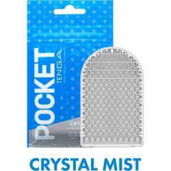 Tenga Pocket Crystal Mist Maturbastor Sleeve, Clear