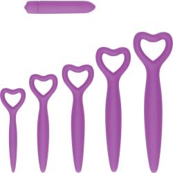 Ouch! Silicone Vaginal Dilator Set, Purple