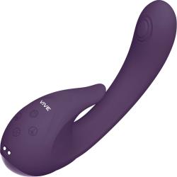Vive Miki Pulse Wave and Flickering G-Spot Vibrator, 6.69 Inch, Purple