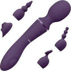 Vive Nami Pulse Wave and Vibrating Wand, 8.58 Inch, Purple