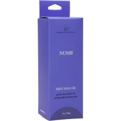 Intimate Enhancements Numb Mint Anal Gel, 2 oz (56 g), Boxed