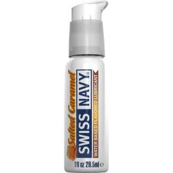 Swiss Navy Flavored Water Based Lubricant, 1 fl.oz (29.5 mL), Salted Caramel