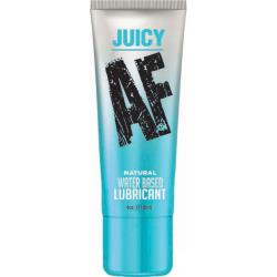 Juicy AF Water-Based Lubricant, 4 fl.oz (118 mL), Natural