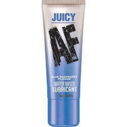 Juicy AF Water-Based Lubricant, 2 fl.oz (60 mL), Blue Raspberry