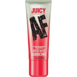 Juicy AF Water-Based Lubricant, 2 fl.oz (60 mL), Strawberry