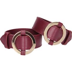 Ouch! Halo Wrist and Ankle Cuffs, Burgundy