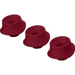 Womanizer Premium & Classic Replacement Heads (Pack of 3), Large, Bordeaux