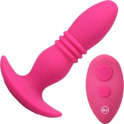 A-Play Rise Silicone Anal Plug with Remote, 6.25 Inch, Pink