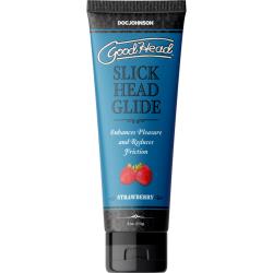 GoodHead Slick Head Glide, 4 oz (113 g) Tube, Strawberry