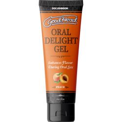 GoodHead Oral Delight Gel, 4 oz (113 g) Tube, Peach