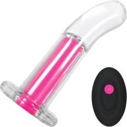 Gender X Pink Paradise Butt Plug with Remote Control, 4.84 Inch, Pink