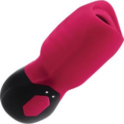 Gender X Body Kisses Vibrating Suction Toy, 4.87 Inch, Red