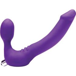 Tantus Real Strapless Classic Vibrationg Strap-On, 6 Inch, Lavender