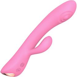 Love to Love Bunny and Clyde Rabbit Vibrator, 8.66 Inch, Pink Passion