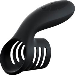 Love to Love We Ring Rechargeable Vibrating Ring, Black Onyx