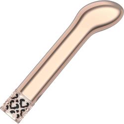 Royal Gems Jewel Rechargeable ABS Bullet, 4.72 Inch, Rose Gold