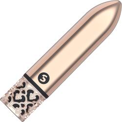 Royal Gems Glamour Rechargeable ABS Bullet, 4.17 Inch, Rose Gold