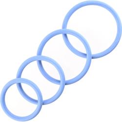 Sportsheets Merge Nitrile Rubber O-Ring 4-Pack, Periwinkle