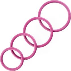 Sportsheets Merge Rubber O-Ring 4-Pack, Plum