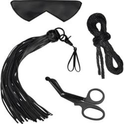 Sportsheets Learn the Ropes BDSM Kit, Black