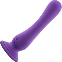 Impressions Ibiza G-Spot Vibrator with Suction Cup Base, 7.5 Inch, Plum