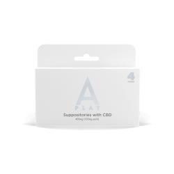 A-Play Suppositories with CBD, 400 mg (100 mg/ea) 4 pcs