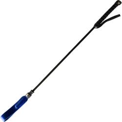 Rouge Long Riding Crop with Slim Tip, 24 Inch, Blue
