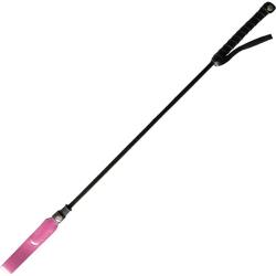 Rouge Long Riding Crop with Slim Tip, 24 Inch, Pink