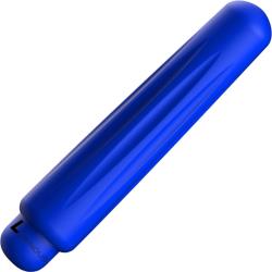 Luminous Delia 10 Speeds ABS Bullet with Silicone Sleeve, 4.61 Inch, Royal Blue