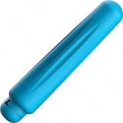Luminous Delia 10 Speeds ABS Bullet with Silicone Sleeve, 4.61 Inch, Turquoise