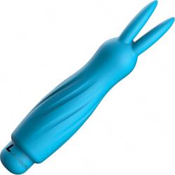 Luminous Sofia 10 Speeds ABS Bullet with Silicone Sleeve, 4.96 Inch, Turquoise