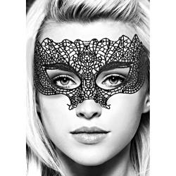 Ouch! Black & White Princess Lace Eye Mask, Black