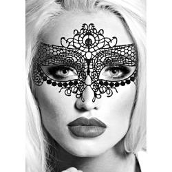 Ouch! Black & White Queen Lace Eye Mask, Black