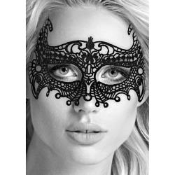 Ouch! Black & White Empress Lace Eye Mask, Black