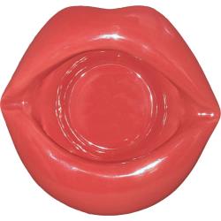 Sexy Lips Ashtray, 5 Inch, Red