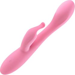 Adam and Eve Eve`s Rechargeable Slimline Rabbit Vibrator, 7.6 Inch, Pink