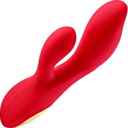 Adam and Eve Eve`s Big and Curvy G Rechargeable Vibrator, 7.8 Inch, Red