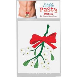 Mistletoe Edible Belly Pastie for Him or Her
