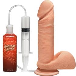 The D Perfect D Squirting UltraSKYN Dual Density Cock, 7 Inch, Vanilla