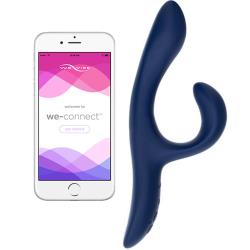 We-Vibe Nova 2 Smartphone App Controlled Rabbit Vibrator, 8.5 Inch, Midnight Blue