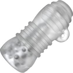 HunkyJunk Jackt Stroker, 6 Inch, Clear Ice