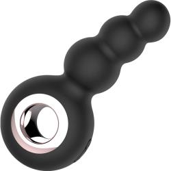 Gender Fluid Quiver Vibrating Anal Rimming Plug, 5 Inch, Black