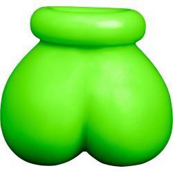 Ouch! Glow in the Dark Ball Sack Testicle Sling, Neon Green