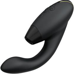 Womanizer Duo 2 Pleasure Air Technology and G-Spot Vibrator, 8 Inch, Black