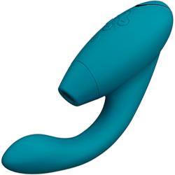 Womanizer Duo 2 Pleasure Air Technology and G-Spot Vibrator, 8 Inch, Petrol