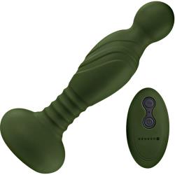 Gender X The General Vibrator with Remote Control, 5.5 Inch, Green